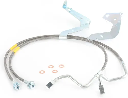 Líneas de freno de acero inoxidable delanteras extendidas para Ford Super Duty F250 F350 08-15 4-6" Lift