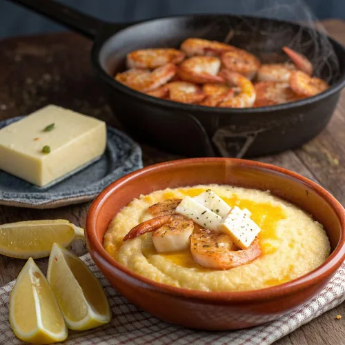 Miniatura 3 de Compañía Carolina Grits Sémola Amarilla Molida Tradicionalmente en Piedra, sin OGM, Grano Entero y Sin Gluten (Amarillo 1 Paquete (1 Libra))