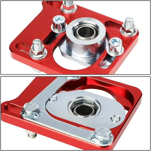 Miniatura 3 de DNA Motoring CBK-PLT-FM94-RD Placas delanteras ajustables +/- 2.5 Camber/Caster