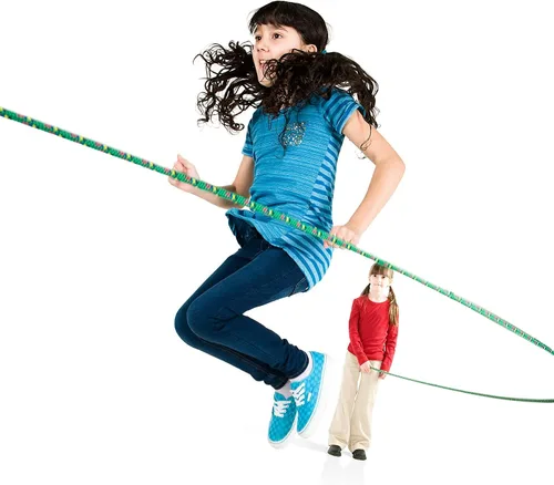 Miniatura 8 de Just Jump It Cuerda de saltar individual de 16 pies para niños, mujeres y hombres, equipo de entrenamiento activo para jóvenes al aire libre
