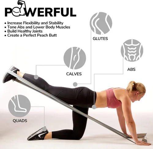 Miniatura 4 de Resistance Bands for Working Out 7Ft Long Resistance Bands Super Exercise Bands with Carry Pouch and Door Anchor I Latex Free Workout Bands