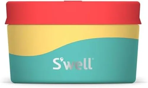 Miniatura 6 de S'well Recipiente de alimentos de acero inoxidable, 10 onzas, fruta del dragón, construcción duradera de una sola pared, sin BPA, apto