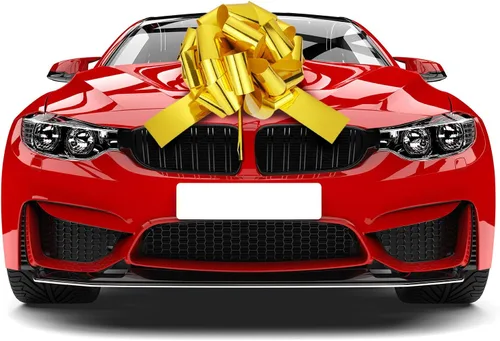 Miniatura 7 de Zonon Lazo grande para automóvil Lazo gigante para automóvil con listón de 20 pies para envolver regalos grandes, casas nuevas, grandes regalos