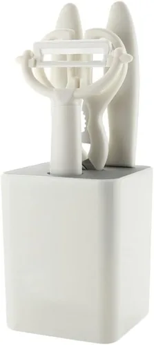 Juego de cuchillos de cocina de acero inoxidable con cuchillas de bloque: para cortar carne, pelador de carne para rebanar, pelar frutas, verduras,