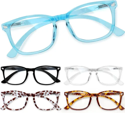 Miniatura 8 de CCVOO +2.5 Mix & Match - Gafas de lectura para mujer, ligeras, cómodas, visión clara, bloqueo de luz azul * Mezcla de flores C2