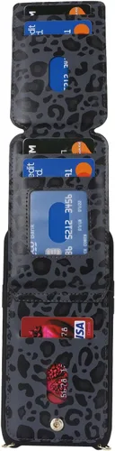 Miniatura 6 de Funda para iPhone 13 Pro Max con tarjetero para mujer, para iPhone 13 Pro Max, cartera con correa y ranuras para tarjetas de crédito, bandolera