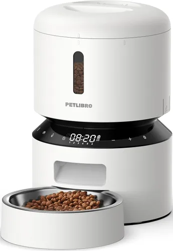 PETLIBRO Comedero automático para gatos, dispensador automático de alimentos para mascotas con preservación de frescura, comederos temporizados para