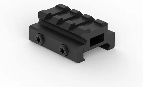 Monstrum Lockdown V3 Picatinny - Soporte elevador con base de tope de retroceso | 1.5 pulgadas de longitud