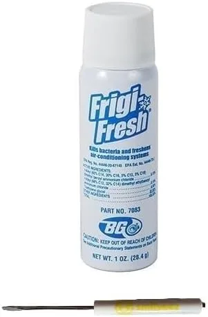 Smilyeez Listado de BG Frigi-Fresh Pequeña lata de aerosol de 1 onza PN 7083 (1 lata) Elimina olores y destornillador de bolsillo