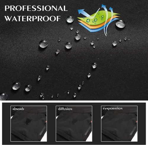 Miniatura 3 de CAMOFOXIN Pantalones de senderismo para hombre, convertibles, de secado rápido, pantalones y pantalones cortos de pesca (caqui, negro), Caqui