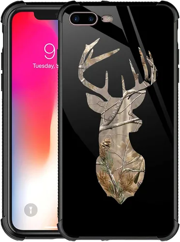 Miniatura 13 de Funda compatible con iPhone 7/8, diseño de bandera estadounidense con diseño de tiro con arco al aire libre, a prueba de golpes, antiarañazos