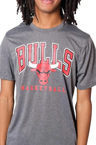 Miniatura 5 de Ultra Game Camiseta de manga corta oficial de la NBA para hombre Gris Carbón jaspeado