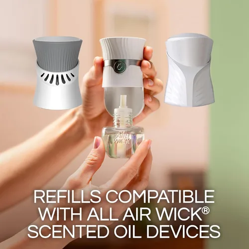 Miniatura 5 de Air Wick Vibrante calentador de aceite perfumado enchufable + recargas, impregnado con aceites esenciales, ambientadores enchufables para el hogar