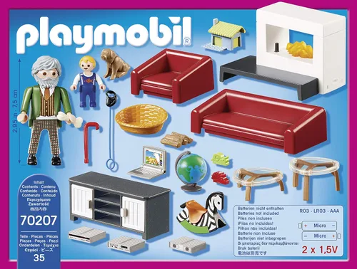 Miniatura 5 de Playmobil Cómodo paquete de muebles de sala de estar