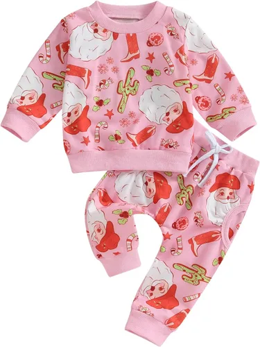 Miniatura 27 de YINGISFITM Conjunto de camisa de calabaza de Halloween para bebé, niña, niño, sudadera y pantalones para otoño e invierno