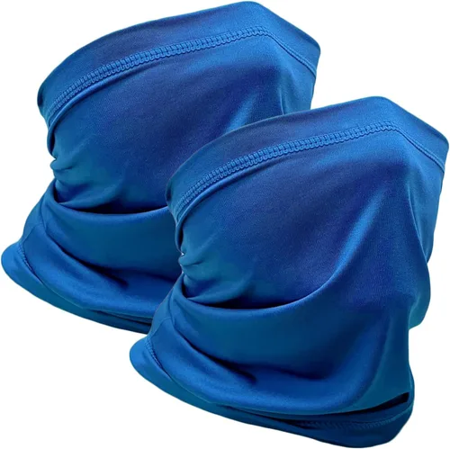 Miniatura 15 de WOXVM 2 paquetes de polaina para el cuello, bufanda, bufanda de Gator para enfriar el sol, pasamontañas, bandana, protección UV, para hombres