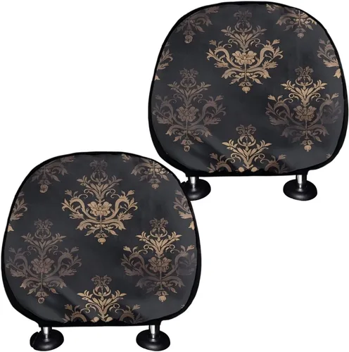 Miniatura 29 de Funda personalizada para reposacabezas de asiento de automóvil, regalos personalizables, transpirables, paquete de 2 fundas de cojín para asiento