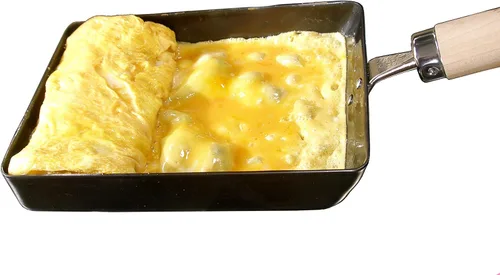 Miniatura 9 de River Light - Sartén para huevos de hierro, Extreme Japan, grande, compatible con inducción, fabricada en Japón