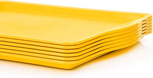 Miniatura 11 de Mintra Home Bandeja de servir duradera (1 unidad, verde) – Plato con asa de 14 pulgadas 'verde