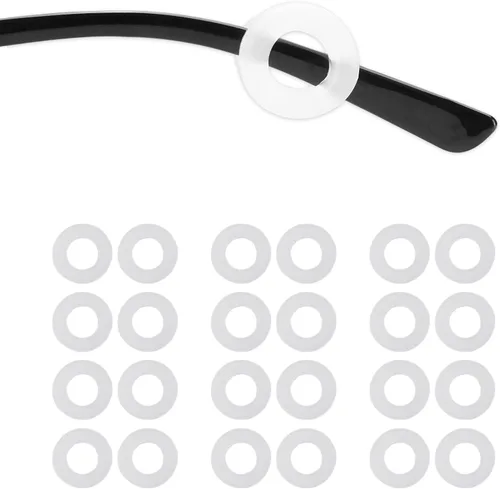 Miniatura 10 de Cojín de oreja para gafas, soporte de vidrio, agarre para las orejas, almohadillas de silicona antideslizantes para anteojos, ganchos para las 12
