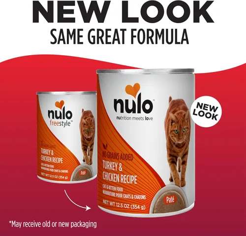 Miniatura 3 de Nulo Receta de Pavo y Pollo Paté Alimento enlatado húmedo para gatos, 12.5 onzas (paquete de 12)