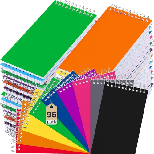 Miniatura 9 de Leelosp Cuadernos pequeños en espiral de 3 x 5 pulgadas, mini bloc de notas de bolsillo con forro y encuadernación de alambre para regalos escolares