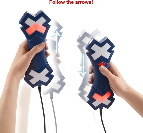 Miniatura 3 de Mattel Games Juego electrónico de señales cruzadas con par de varitas de luz parlante, juega solo o con hasta 4 jugadores, mueve las varitas hacia