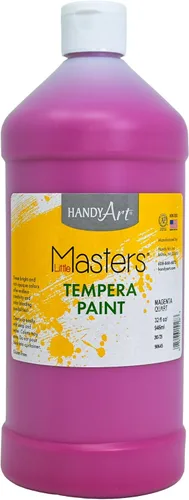 Miniatura 19 de Handy Art Little Masters - Pintura al temple (16 onzas), color rojo