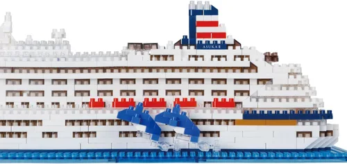 Miniatura 3 de nanoblock - mundialmente famoso - M.S. AsukaⅡ, kit de construcción de la serie Advanced Hobby