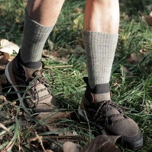 Miniatura 5 de ja vie JAVIE 68% lana merino rendimiento transpirable hasta la rodilla calcetines para mujeres y hombres