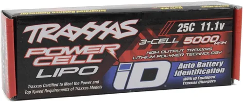 Miniatura 2 de $/Reliable TRA2872X 3S" Power Cell 25C Batería LiPo con conector iD (11.1V/5000mAh) TRA2872X
