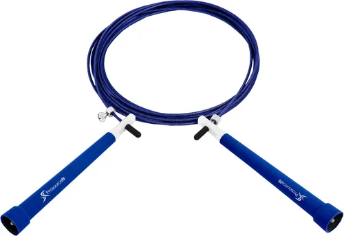 Miniatura 2 de ProsourceFit Speed Jump Rope 10’ Adjustable Length, Super Fast Turning for Cardio, Boxing Azul