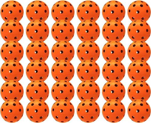 Miniatura 58 de Paquete de 6 pelotas de pickleball deportivas para exteriores - 40 pelotas de pickleball - Bolas de pickleball de EE. UU. aprobadas por USAPA