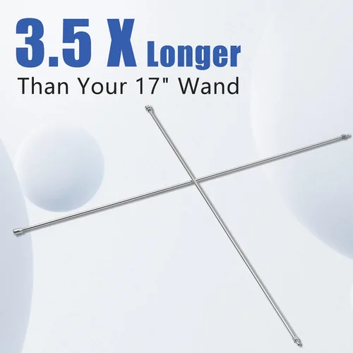 Miniatura 7 de RIDGE WASHER Extensión de varita para lavadora a presión, lanza de repuesto para lavadora a presión de 120 pulgadas, varita extensora para lavadora