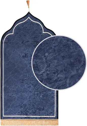 Miniatura 6 de Alfombra de oración musulmana, alfombra islámica para oraciones musulmanas, gran regalo de Ramadán para hombres musulmanes, mujeres, alfombra