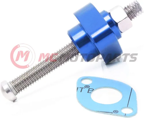 Miniatura 2 de MC MOTOPARTS CNC ajustable HP Manual Cam cadena tensor compatible con DRZ 250 01-07 02 03 04 05 06 (azul)