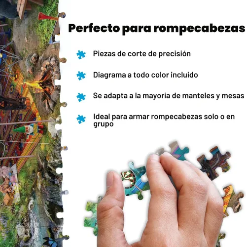 Miniatura 4 de Buffalo Games Jeff Haynie - Mountain Retreat - Rompecabezas de 1000 piezas, grande, multicolor, rectangular, piezas cortadas con precisión, póster a