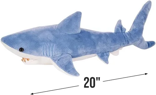 Miniatura 2 de Tiburón Mako de felpa de 20 pulgadas, por Aventure Planet