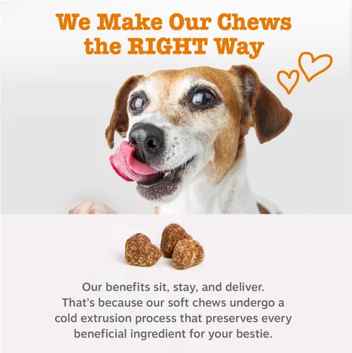 Miniatura 5 de Zesty Paws Stay Green Bites for Dogs - Masticables suaves para quemar hierba para manchas de césped causadas por la orina del perro, con arándano