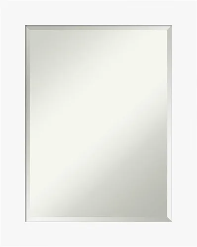 Miniatura 60 de Amanti Art Espejo de pared, espejo de marco de madera blanca lavada para decoración de pared o uso como espejo de baño para sobre el fregadero