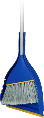 Miniatura 6 de Superio Recogedor con clip, plástico azul resistente, fácil agarre con clip en el borde de goma, escombros de barrido detallados, se adapta a