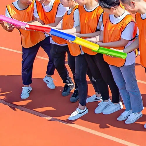 KINDEN Team Building Exercise Activities Pipeline Kit Group Games, Half Pipes Indoor Outdoor Ice Breaker Group Learning Team Work Youth Sports for