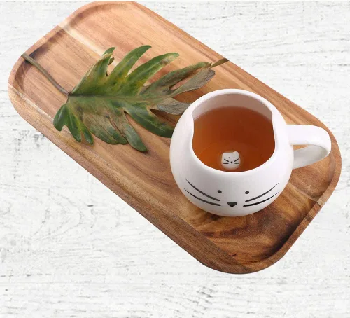 Miniatura 4 de Koolkatkoo - Taza de café con diseño de gato para mujeres y niñas, taza de agua de cerámica con gatito, 12 oz, taza pequeña, color blanco