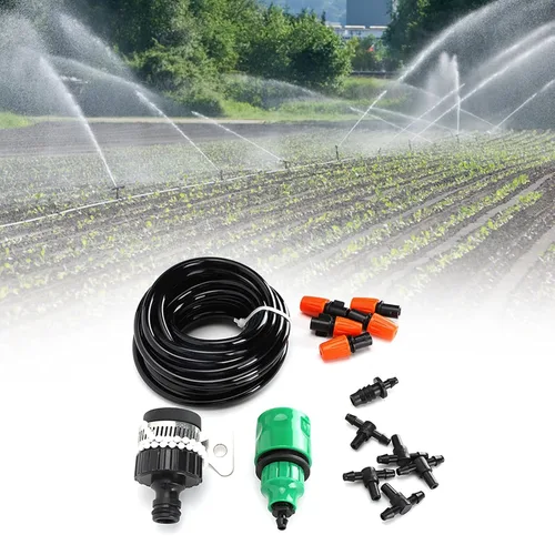Miniatura 5 de Fydun Sistema automático de micro riego para plantas, accesorios para jardín, cama de flores, patio, césped, sistema de micro riego automático