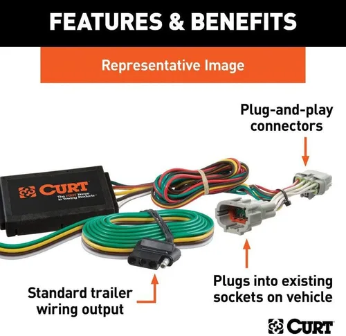 Miniatura 2 de Arnés de cableado customisable CURT 56045
