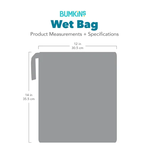 Miniatura 7 de Bumkins - Bolsa impermeable reutilizable con cremallera E5 Blue Tropic