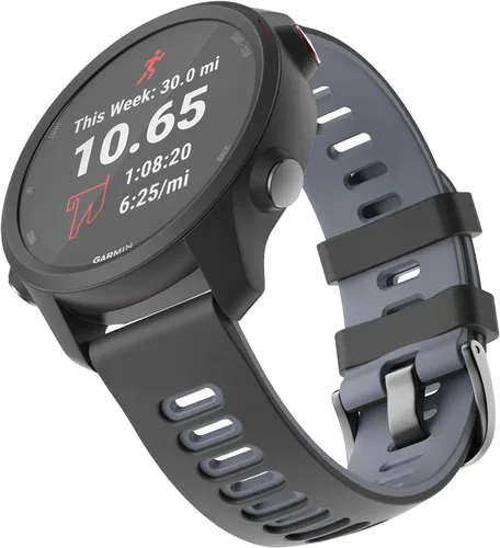 Miniatura 2 de OVERSTEP Correa compatible con Garmin Vivoactive 3 Forerunner 645 Venu, 0.787 pulgadas de silicona suave de repuesto para Samsung Galaxy Watch 3