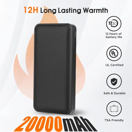 Miniatura 4 de Heated Vest, 20000mAh Battery Heated Vest for Men, 21 Heat Zones Heated Jacket for Women Outdoor work Hiking Skiing