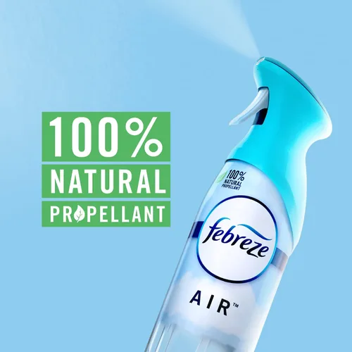 Miniatura 5 de Spray ambientador Febreze, aroma limpio y resistente, eliminador de olores para olores fuertes, 8.8 onzas (paquete de 3)
