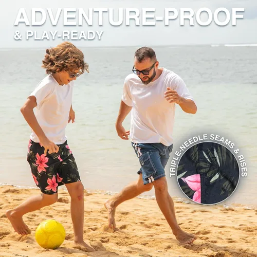 Miniatura 112 de Kanu Surf Traje de baño Yolo de secado rápido UPF 50+ para niños